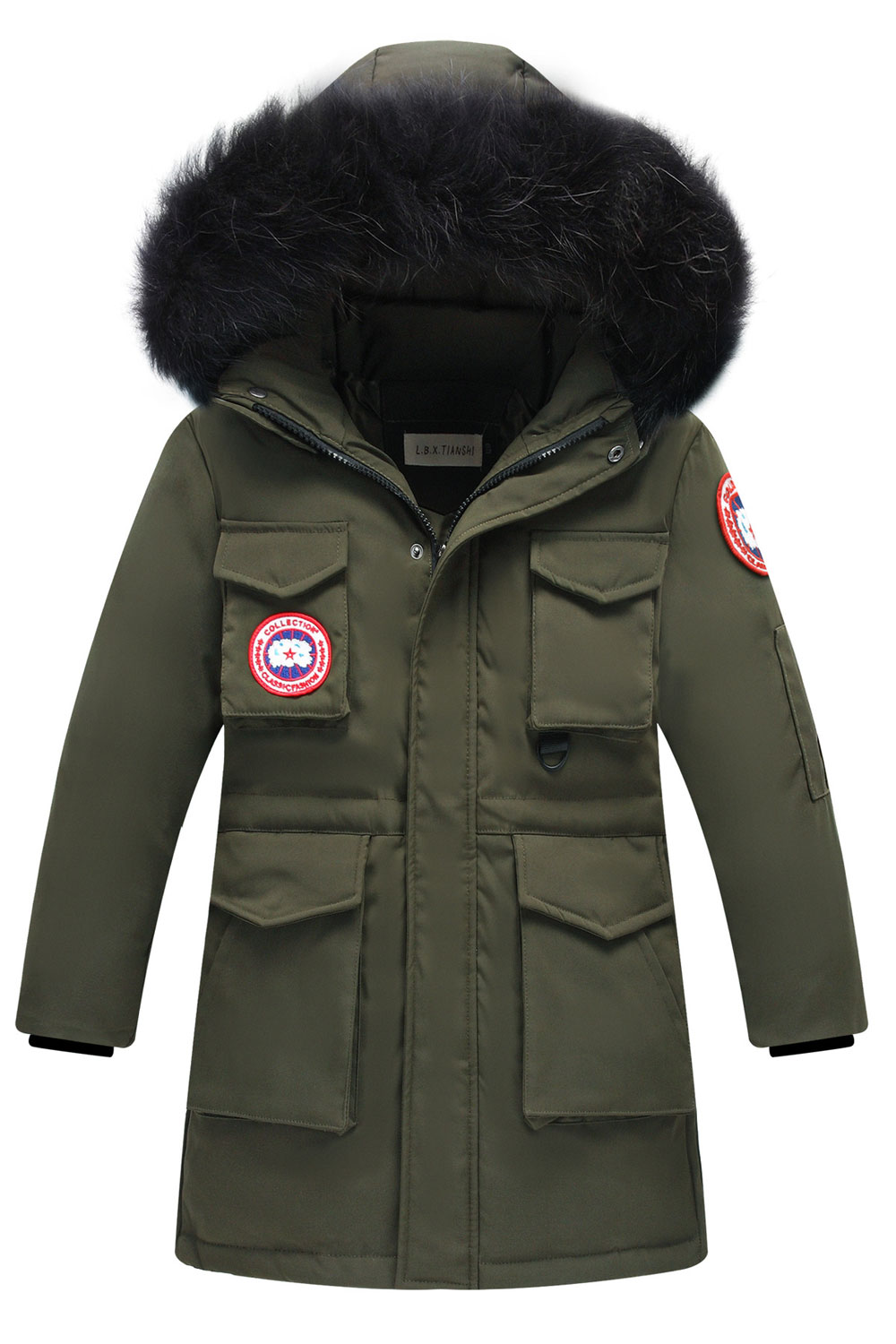 Zara Beez Kids Boys Warm Winter Flap Pocket Thick Jacket