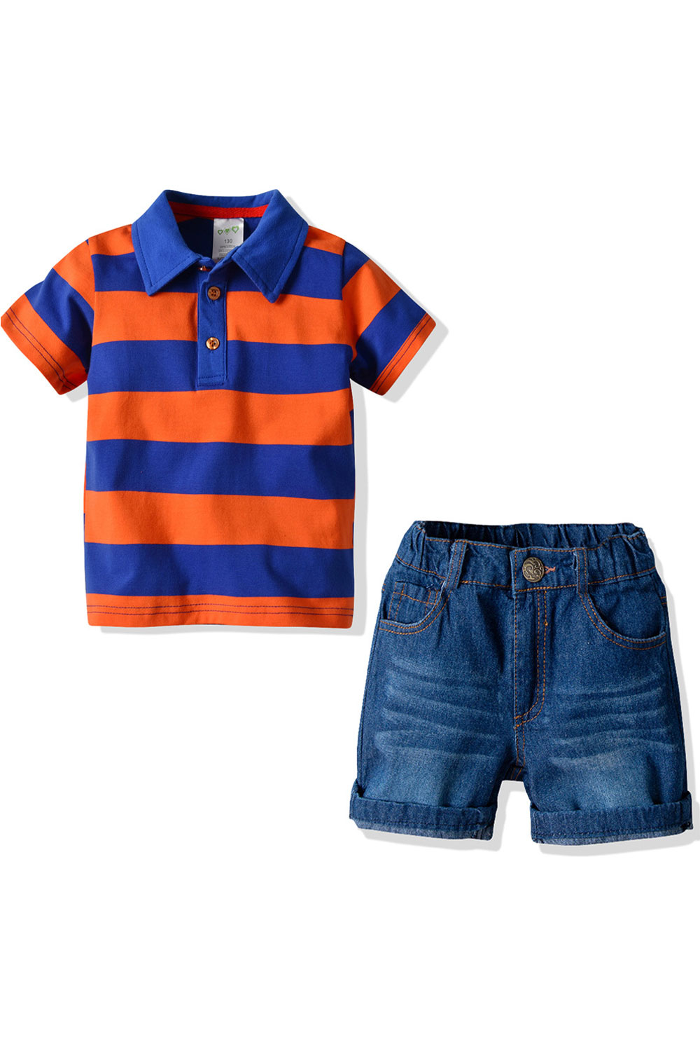 two piece denim short set