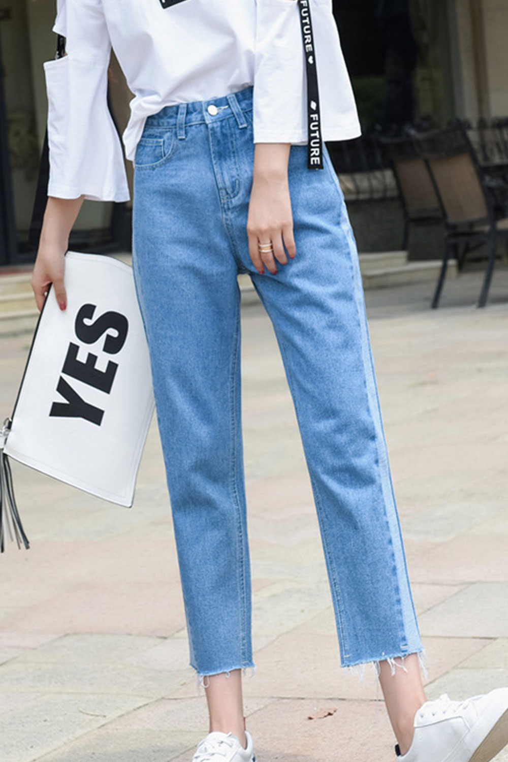 side pocket jeans womens