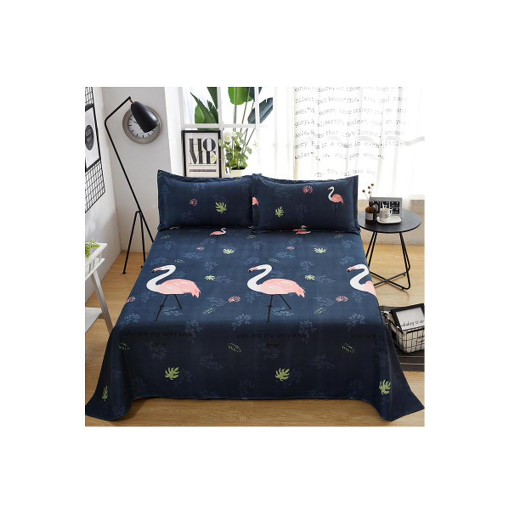 Ketty More Home Decor Three Piece Stylish Printed Bed Sheet With Pillow Covers