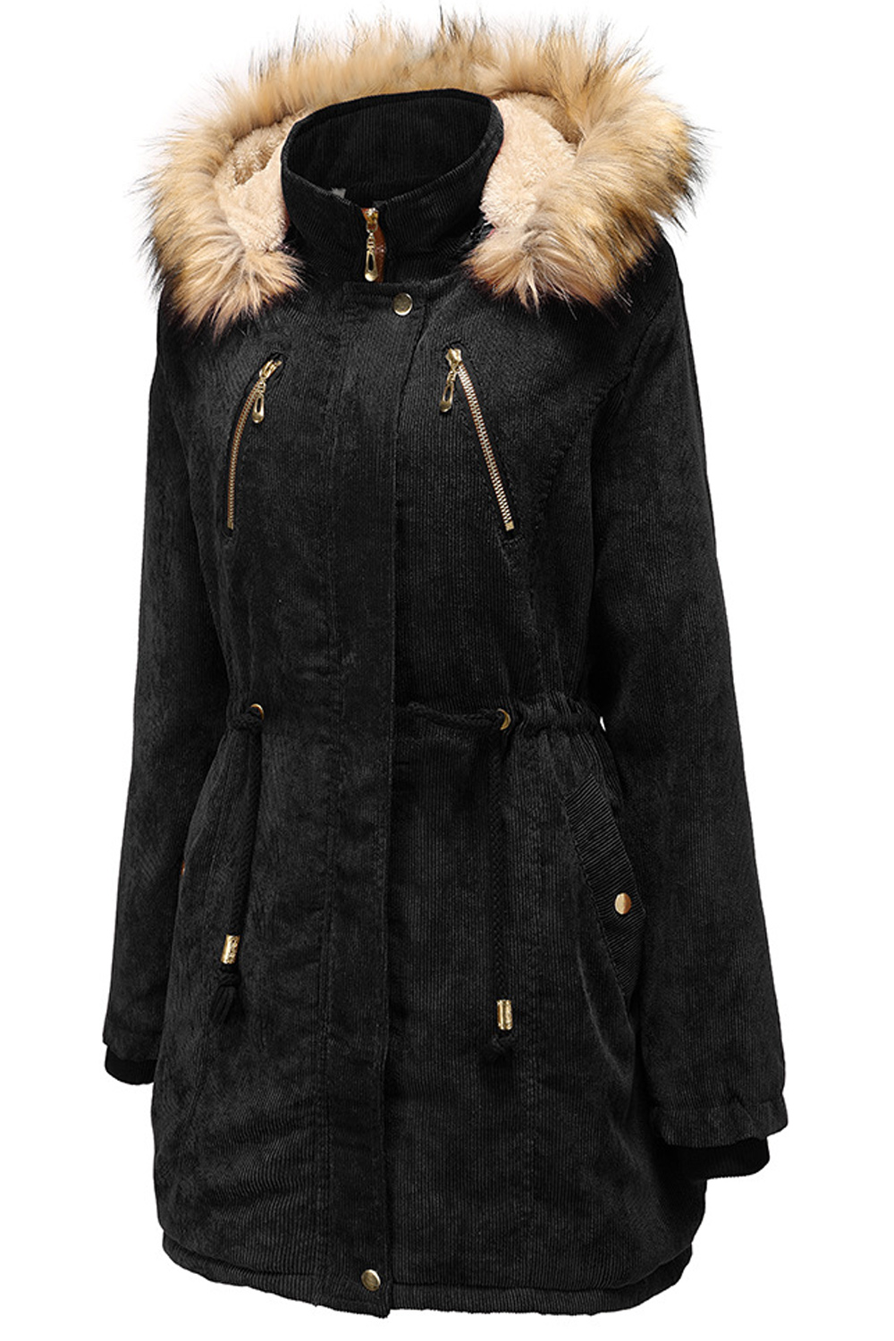 juniors winter coats with fur hoods