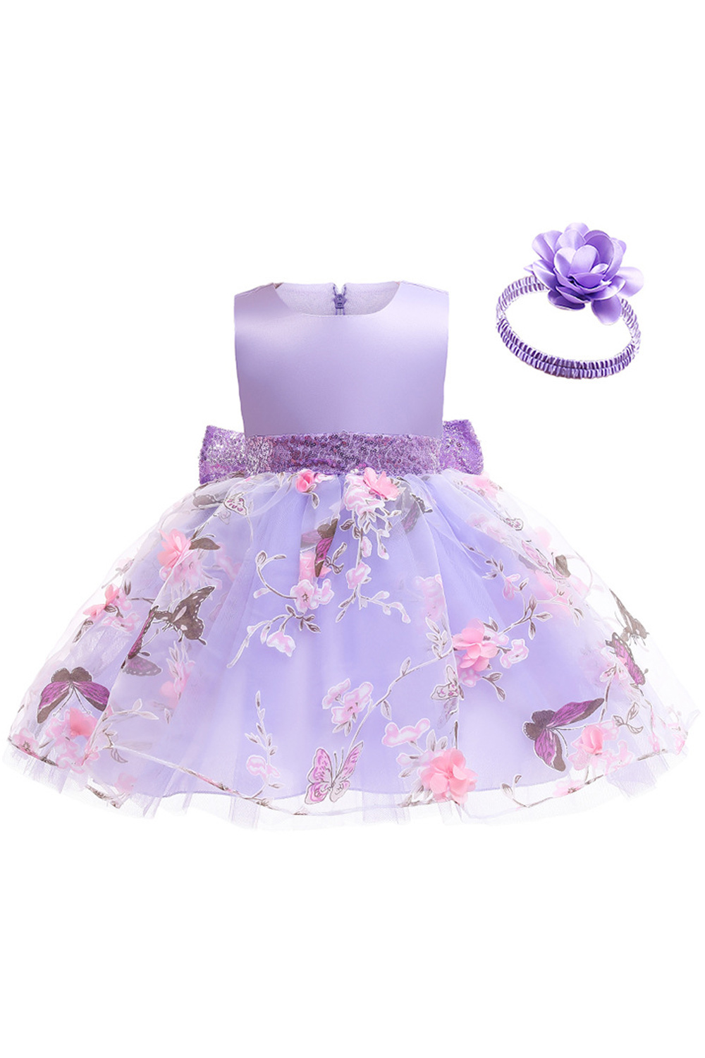 Purple easter dresses for babies Outlet