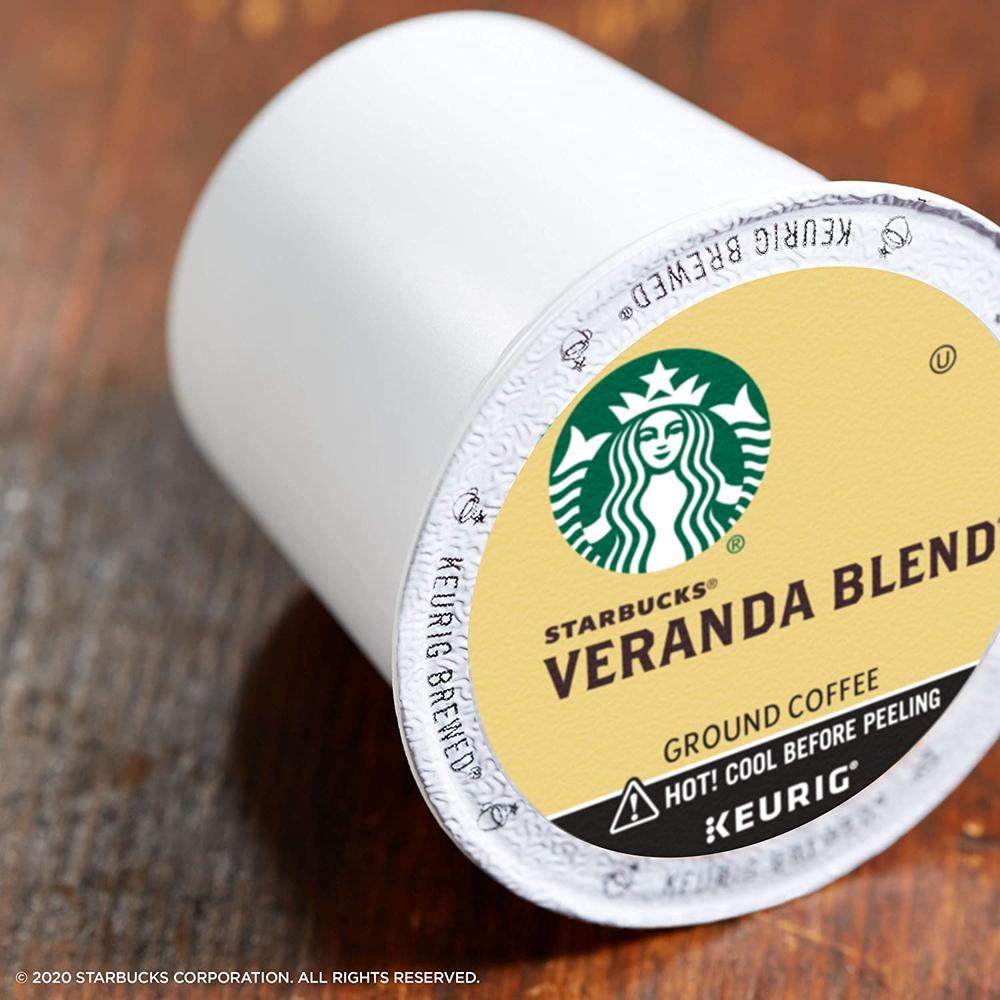 Starbucks Blonde Roast K-Cup Coffee Pods, Blend for Keurig Brewers, Veranda, 40 Count