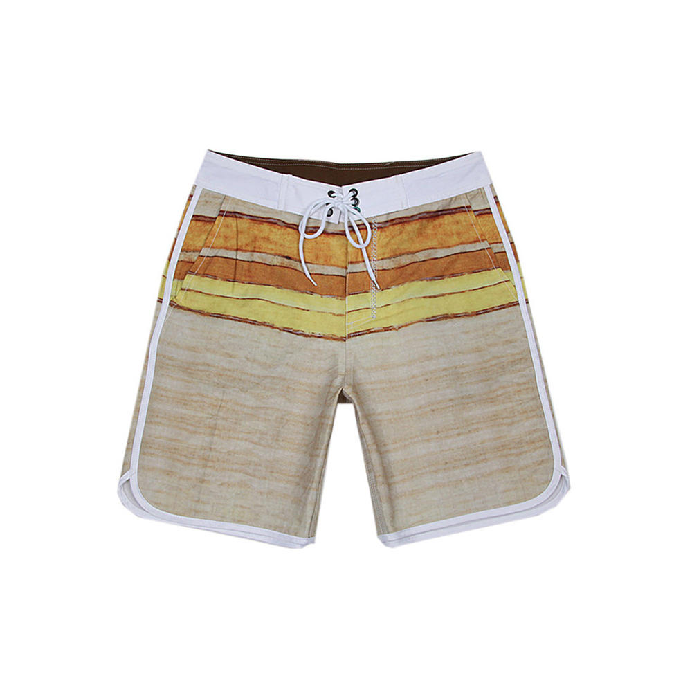 KettyMore Men Fashionable Pocket Styling Drawcord Waist Loose Beach Swimwear Short