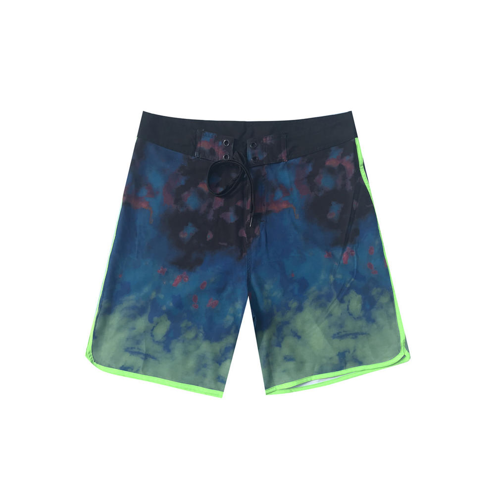 KettyMore Men Drawstring Stretchy Trendy Printed Style Summer Swimwear Shorts