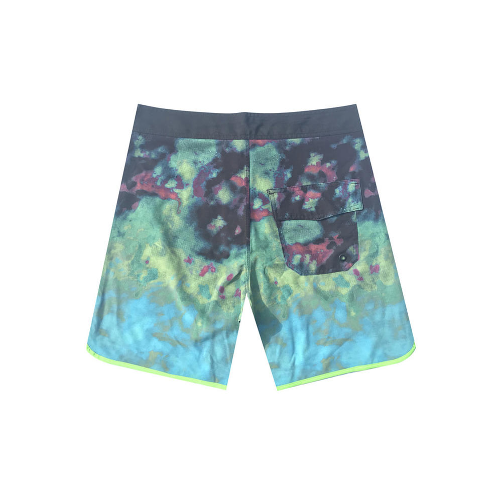 KettyMore Men Drawstring Stretchy Trendy Printed Style Summer Swimwear Shorts