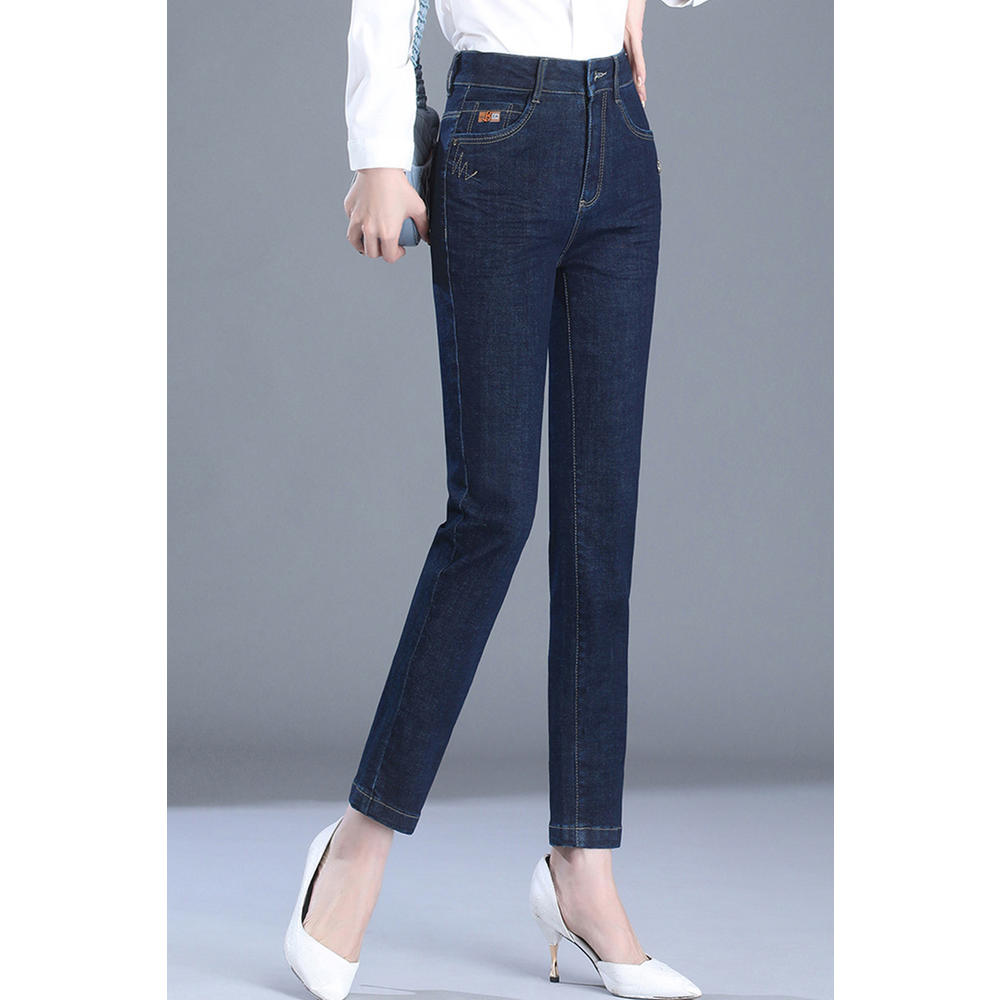 KettyMore Women Stretchable Solid Pattern High Waist Fantastic Casual Outing Jeans