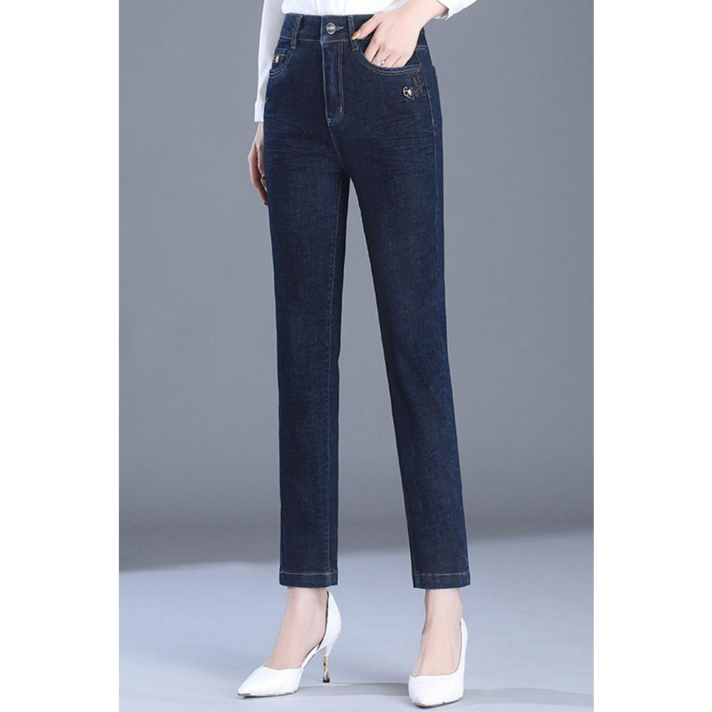 KettyMore Women Stretchable Solid Pattern High Waist Fantastic Casual Outing Jeans