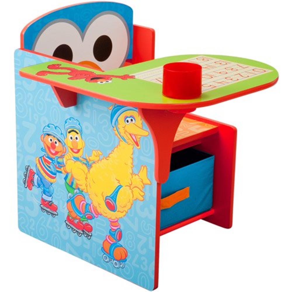 Delta Children Sesame Street Elmo Toddler Desk Chair with Storage