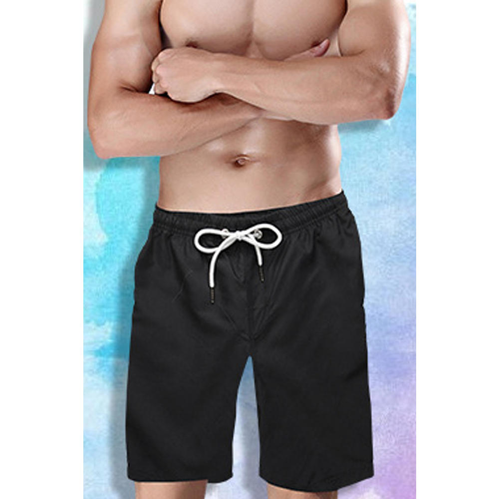 Ketty More Men Panda Printed Stylish Loose Easy Elastic Waistband Swimwear Short