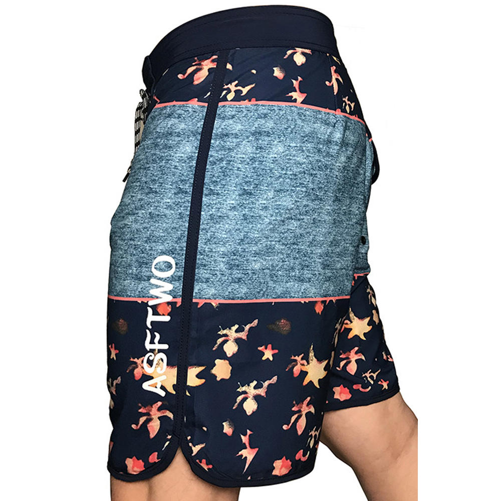 KettyMore Men Classy Printed Drawstring Soft Lightweight Swimwear Short