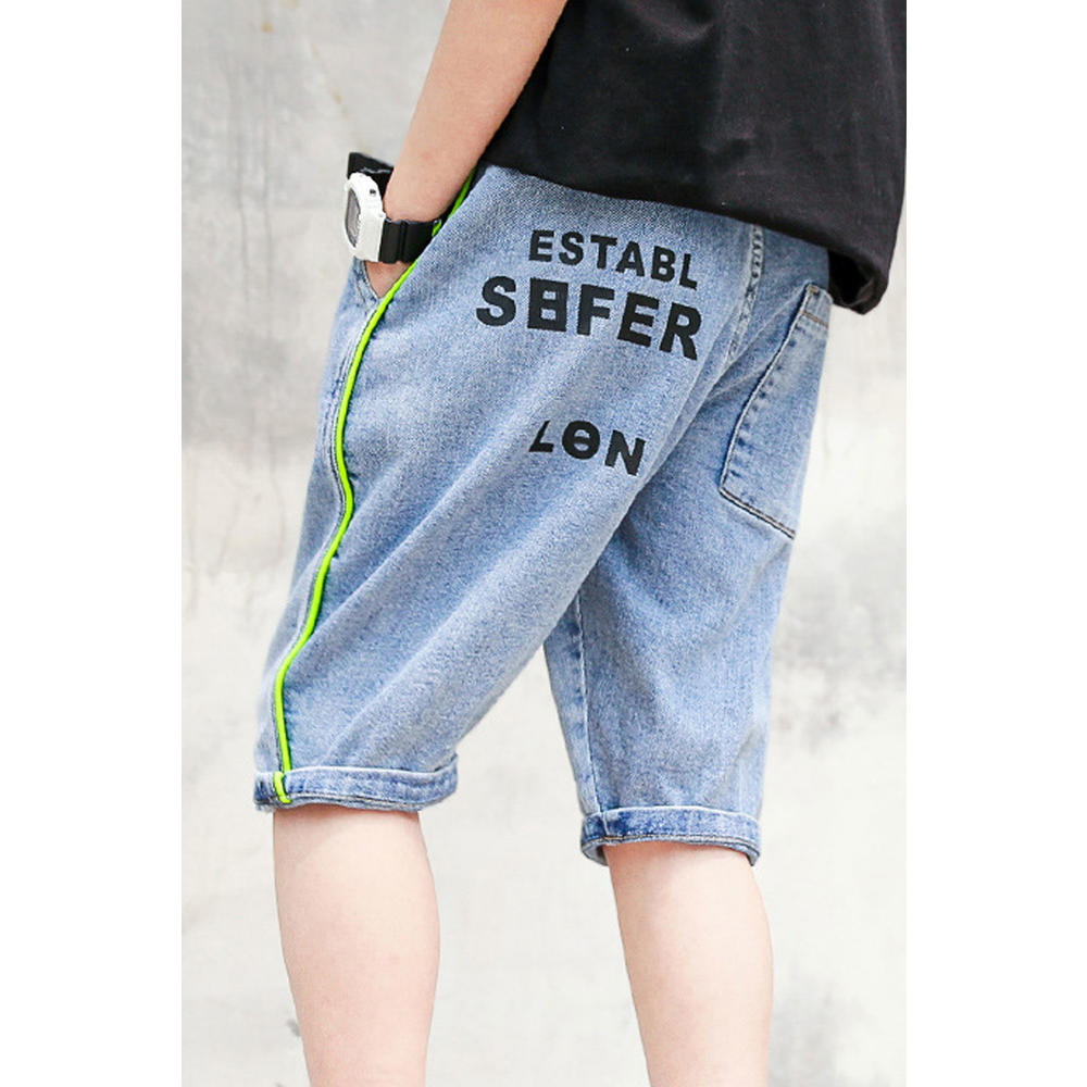 KettyMore Kids Boys Restful Drawstring Waist Pockets Designed Summer Casual Denim Short