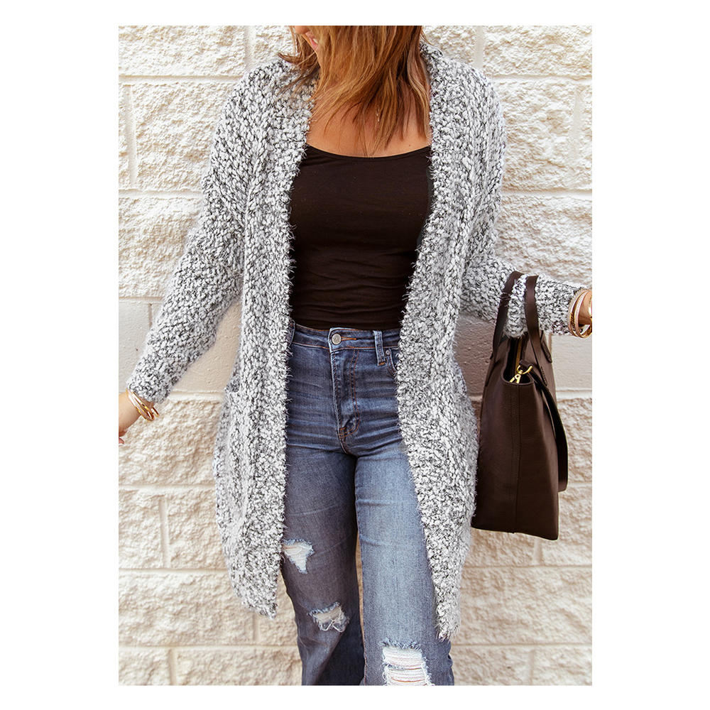 ZaraBeez Women Awesome Relaxful Knitted Styles Front Open Warm & Thick Winter Cardigan