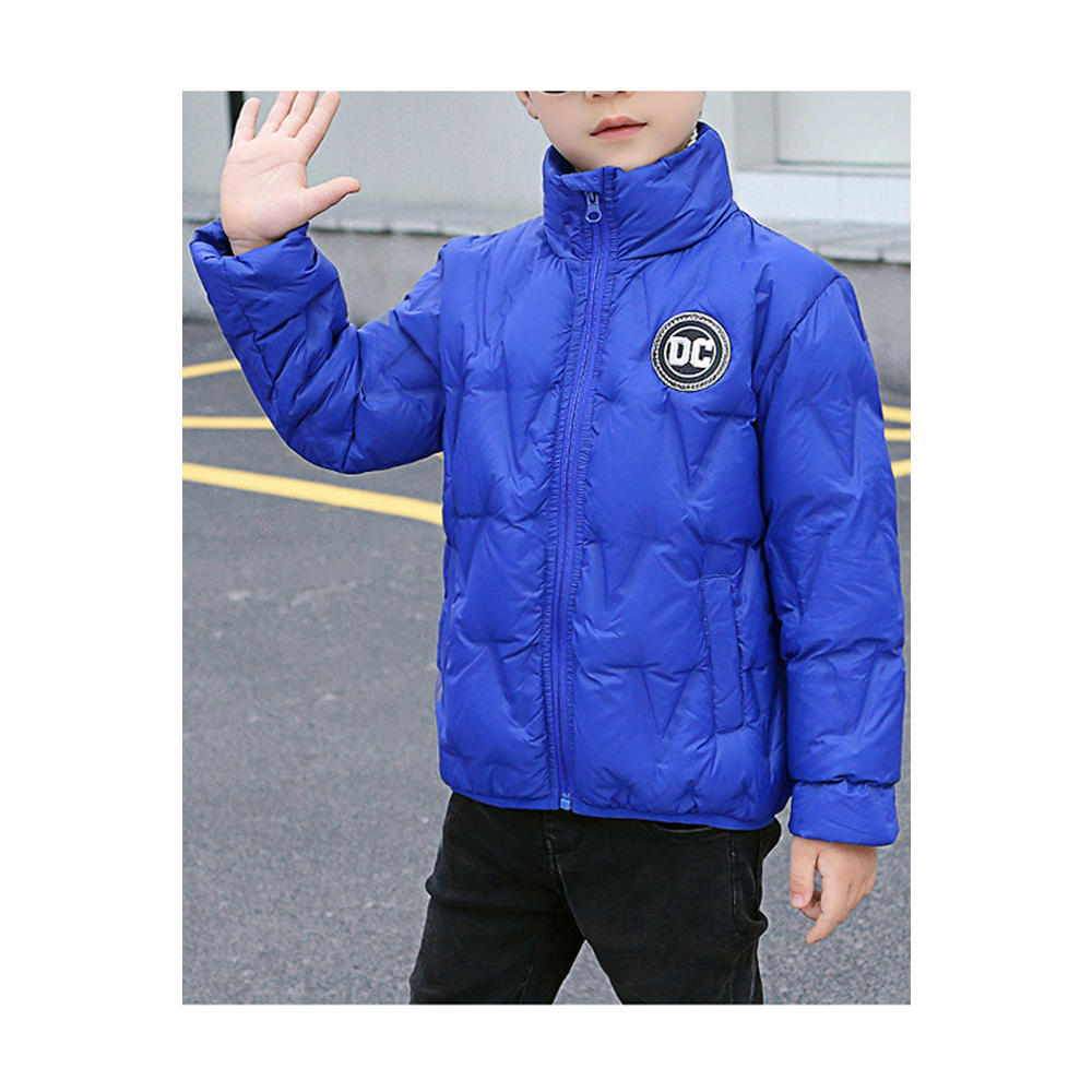 KettyMore Kids Boys Fashionic High Neck Long Sleeve Solid Pattern Winter Padded Jacket