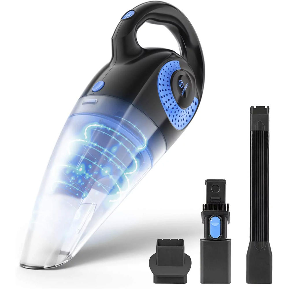 MOOSOO Wet Dry Handheld Vacuum, Cordless Hand Vacuum Cleaners, Lightweight, for Car, Black