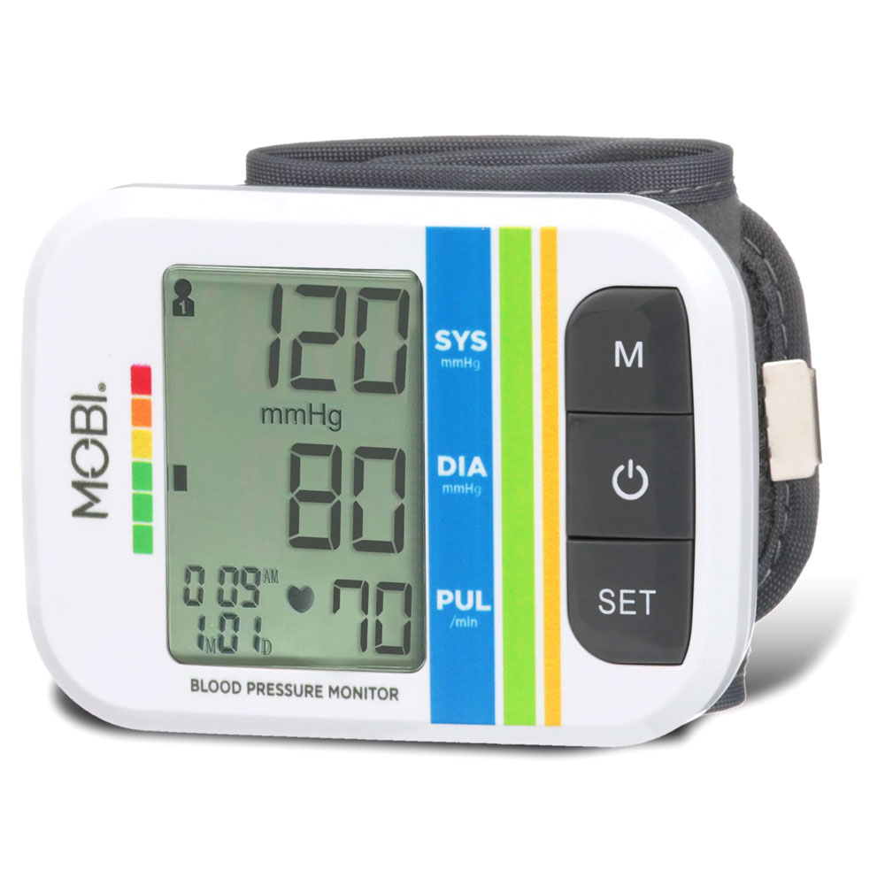 Konquest KBP-2910W Automatic Wrist Blood Pressure Monitor - Accurate -  Adjustable Cuff, Large Screen Display - Portable Case - Irregular Heartbeat  & Hypertension Detector