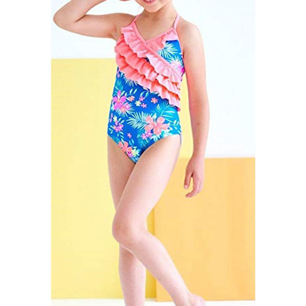 Ketty More Baby Toddler Girls Floral Ruffle Layer Swimwear
