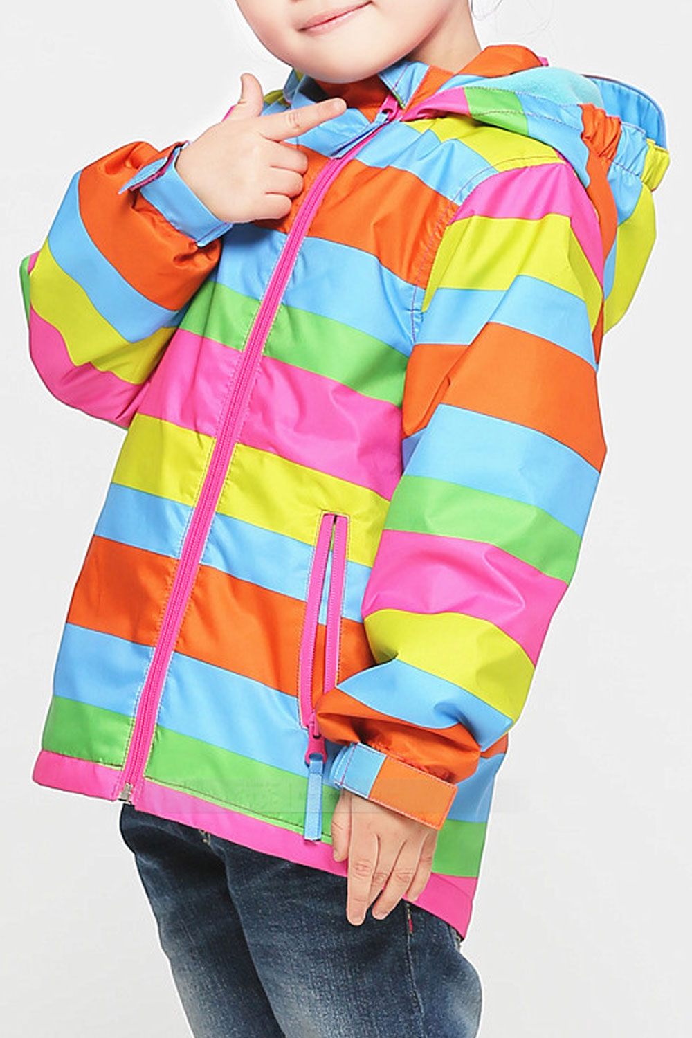 Girls rainbow raincoat Outlet