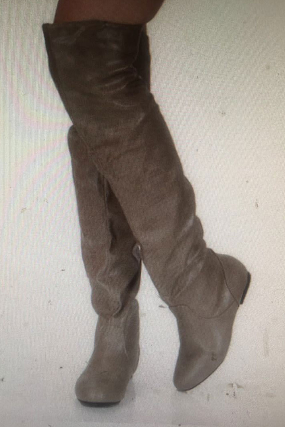 Jhon Peters Women Classy Solid Colored Casual High Tube Fashion Boots
