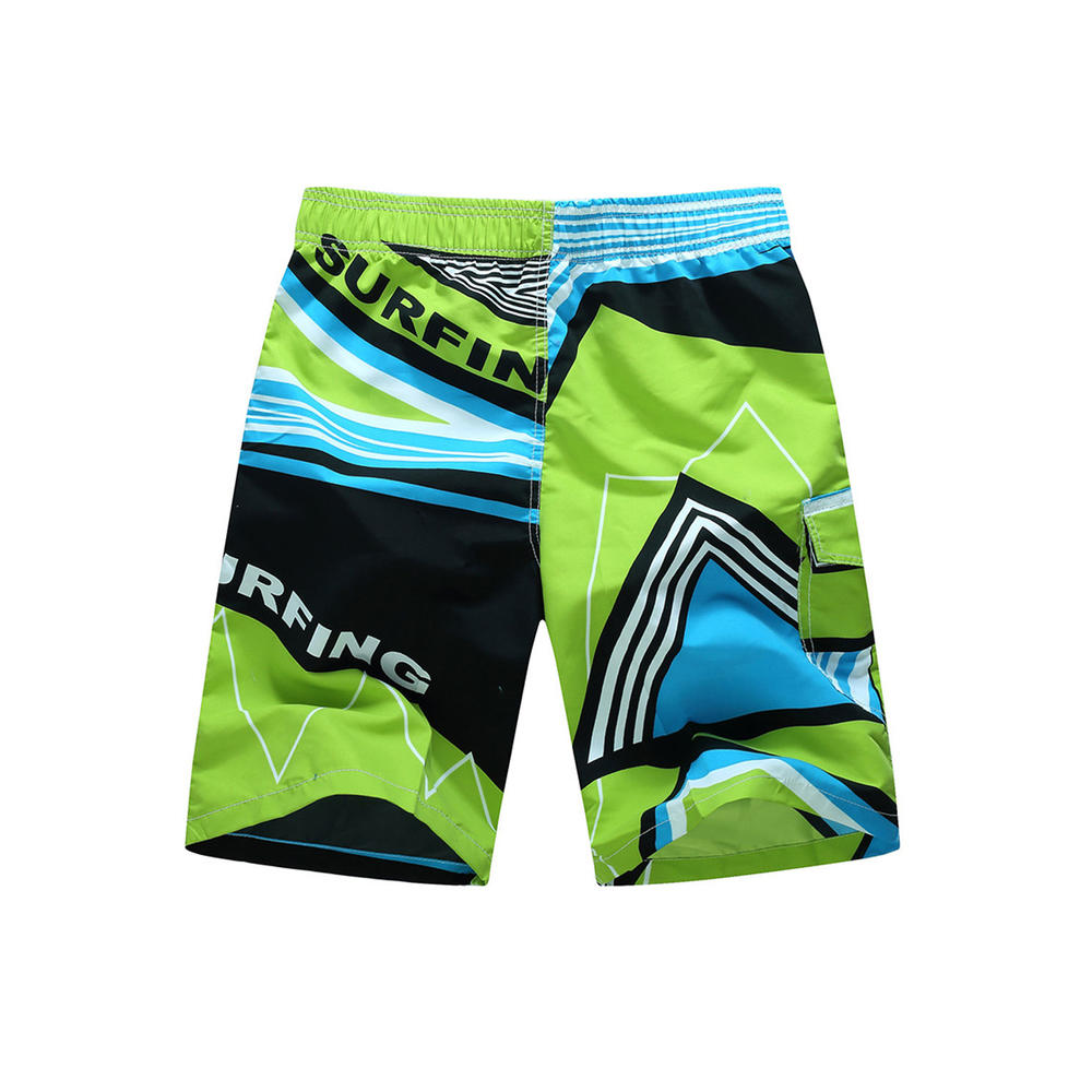 TOMCARRY Men Beachwear Drawcord Waist Breathable Summer Short