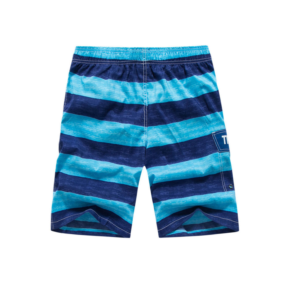ZaraBeez Men Fashionable Striped Pattern Loose Fit Swimwear Short