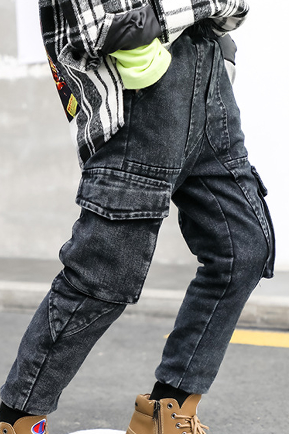 boys stretch waist jeans