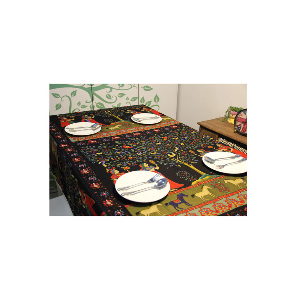 Jhon Peters Home Decor Cartoon Printed Classic Dinning Table Cloth