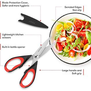 Kitchen Shears iBayam Kitchen Heavy Duty Meat Scissors Poultry Shears  Dishwasher Safe Food Cooking Scissors All Purpose 2-Pack