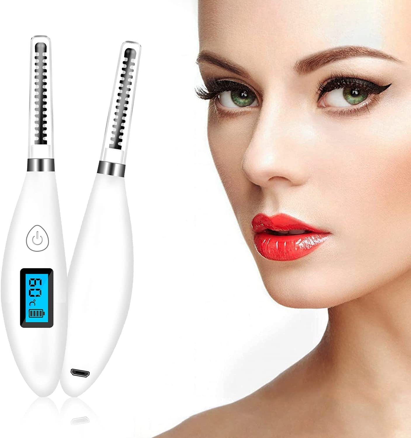 Free Breath Breath Heated Eyelash Curler, 2022 Newest Ceramic ...