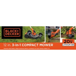  BLACK+DECKER Electric Lawn Mower, 10-Amp, Corded (BEMW472BH) :  Patio, Lawn & Garden