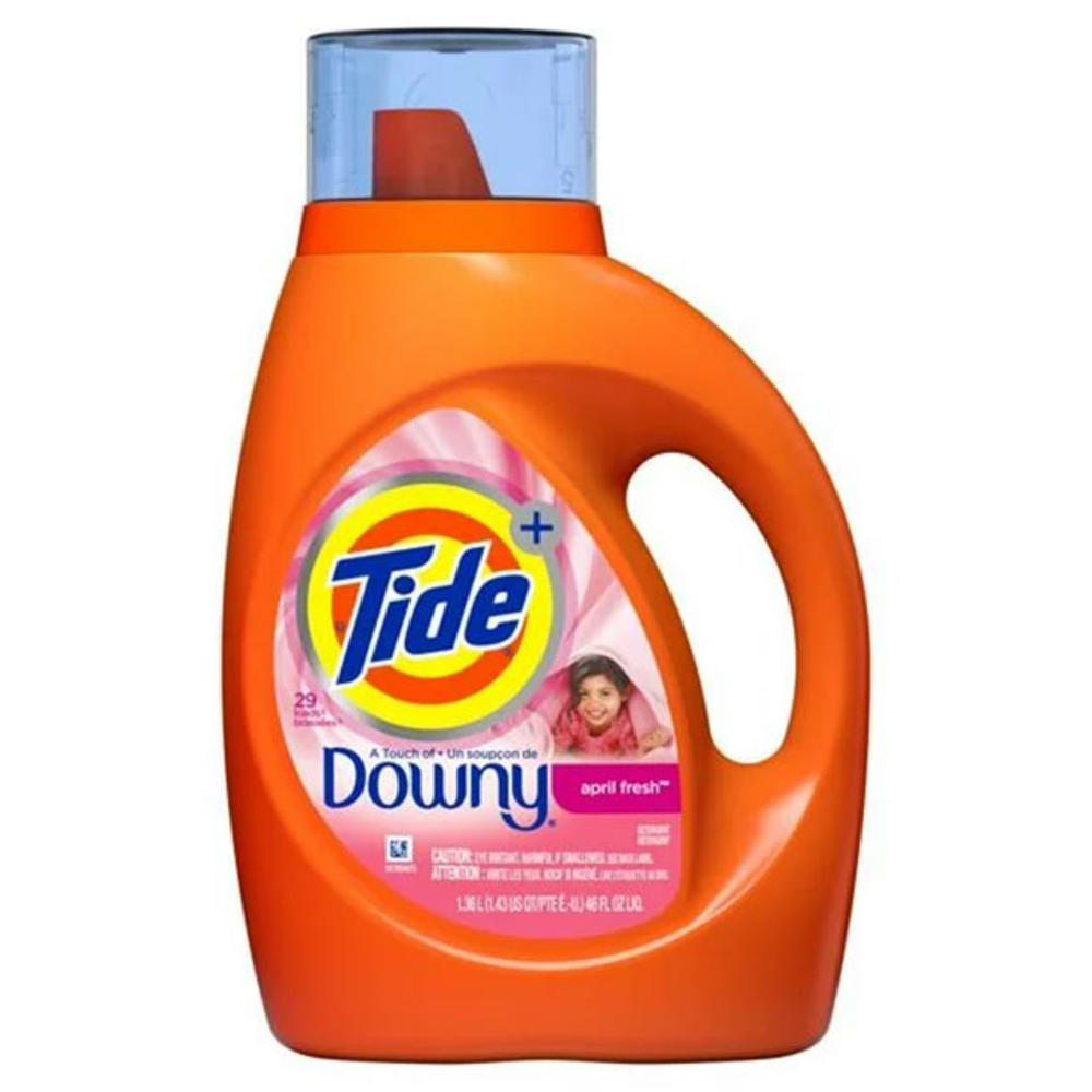 Tide Procter & Gamble 1000632 46 oz Tide Plus Downy April Fresh Scent Liquid Laundry Detergent