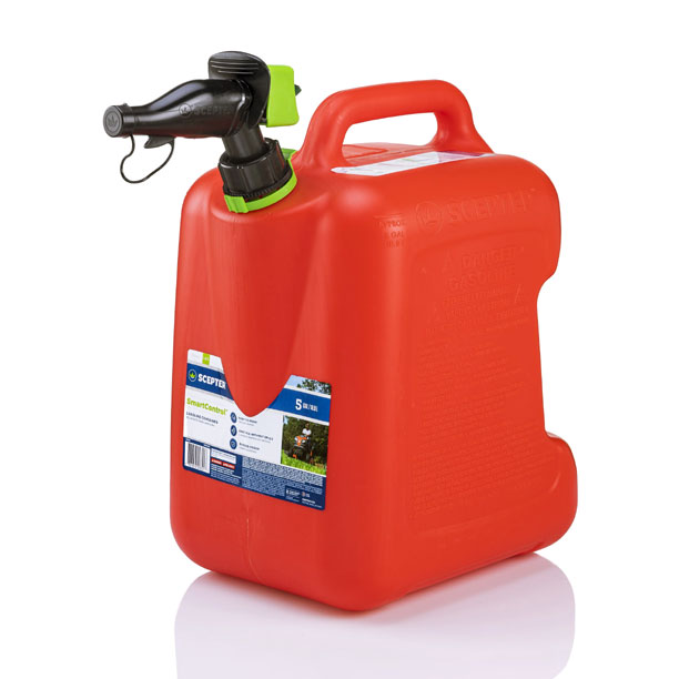 Scepter 5 Gallon SmartControl Gas Can with Rear Handle, FSCG502, Red