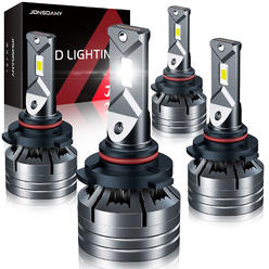 AUXITO JONSDANY 9005 9006 LED Headlight Bulbs Kit, 300% Brightness 36000 Lumens HB3 High Beam IP68 Waterproof, Pack of 4