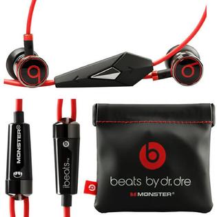 Beats By Dr Dre 129364 New Oem Monster Beats By Dr Dre Ibeats Headphones With Controltalk For Iphone Ipad Ipod Black Non Retail Packaging