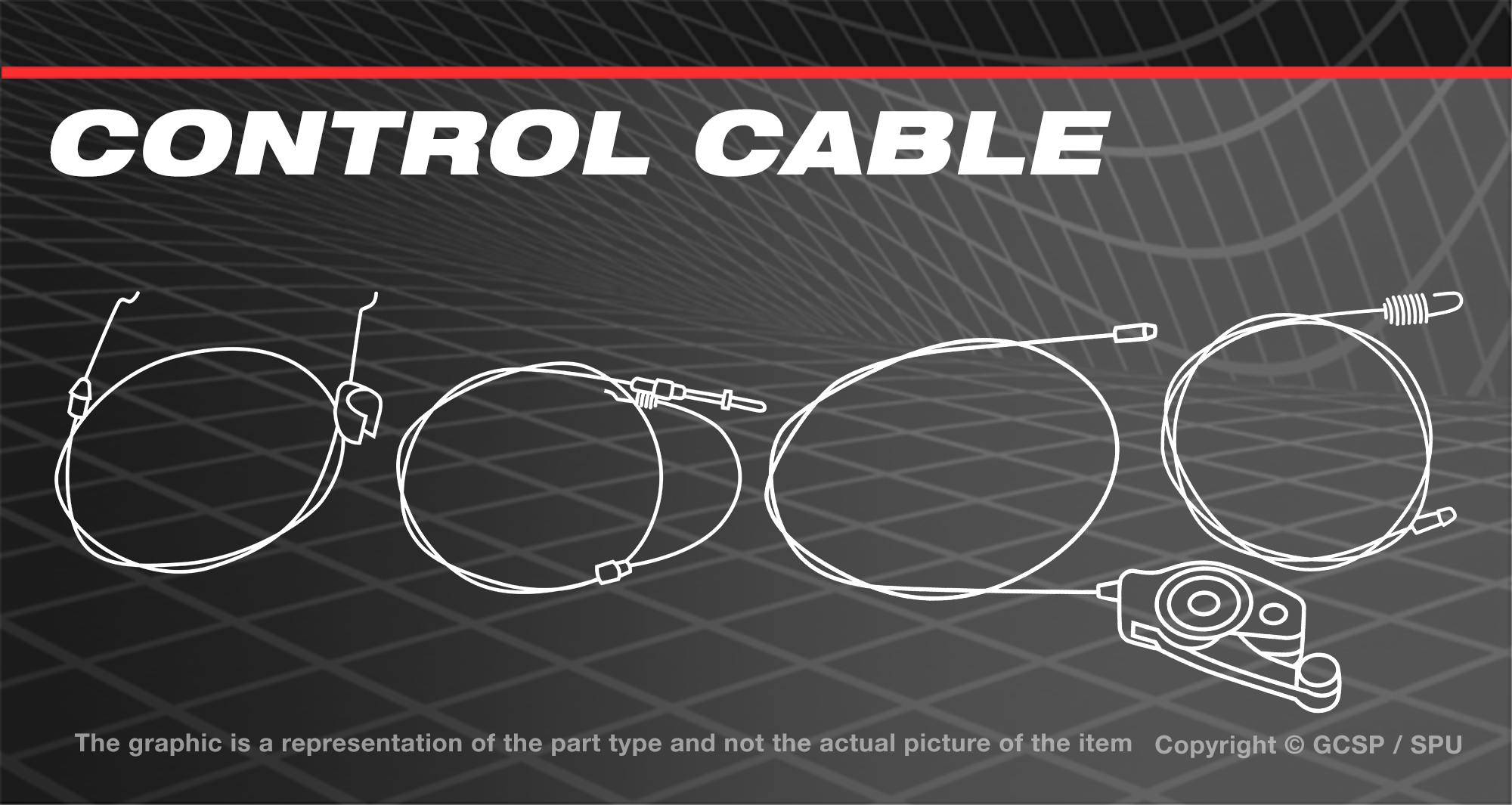 Cavo Di Comando Caltric Per Troy-Bilt TB105 TB100 E Modelli 12AKD3AQ766 - Nero, Gomma