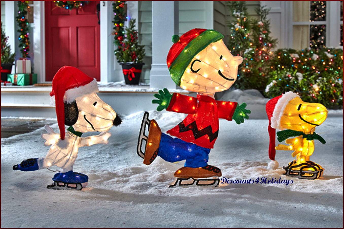Peanuts Christmas Lawn Decorations Peanuts Christmas Lawn Decorations