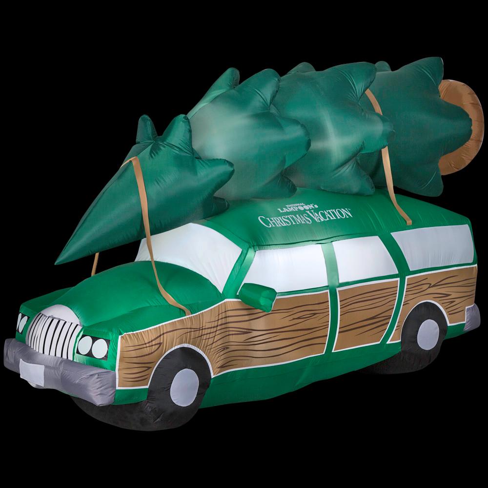 Gemmy 8' NATIONAL LAMPOON GRISWOLD WAGON Airblown Inflatable CHRISTMAS