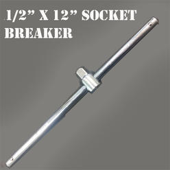 MTP 1/2" x 12" Sliding T-Handle Socket Breaker Bar Wrench 1/2 in Drive Ratchets T-Bar Torque
