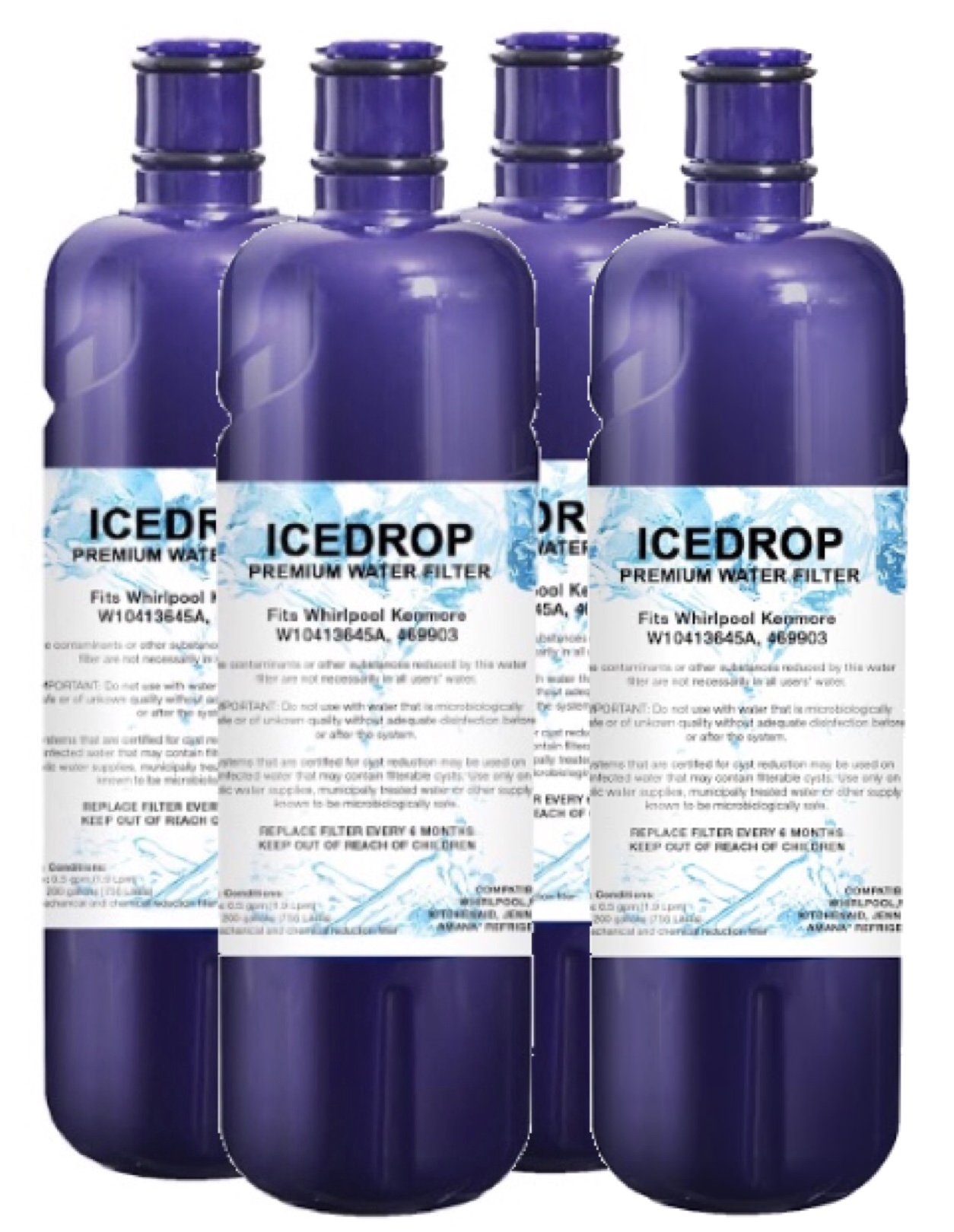 Kitchenaid Pur Refrigerator Filter W10413645a Water Filter