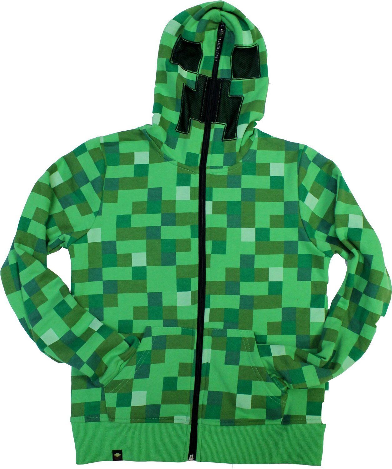 J!nx Boys-Minecraft-Creeper-Zip-up-Hoodie