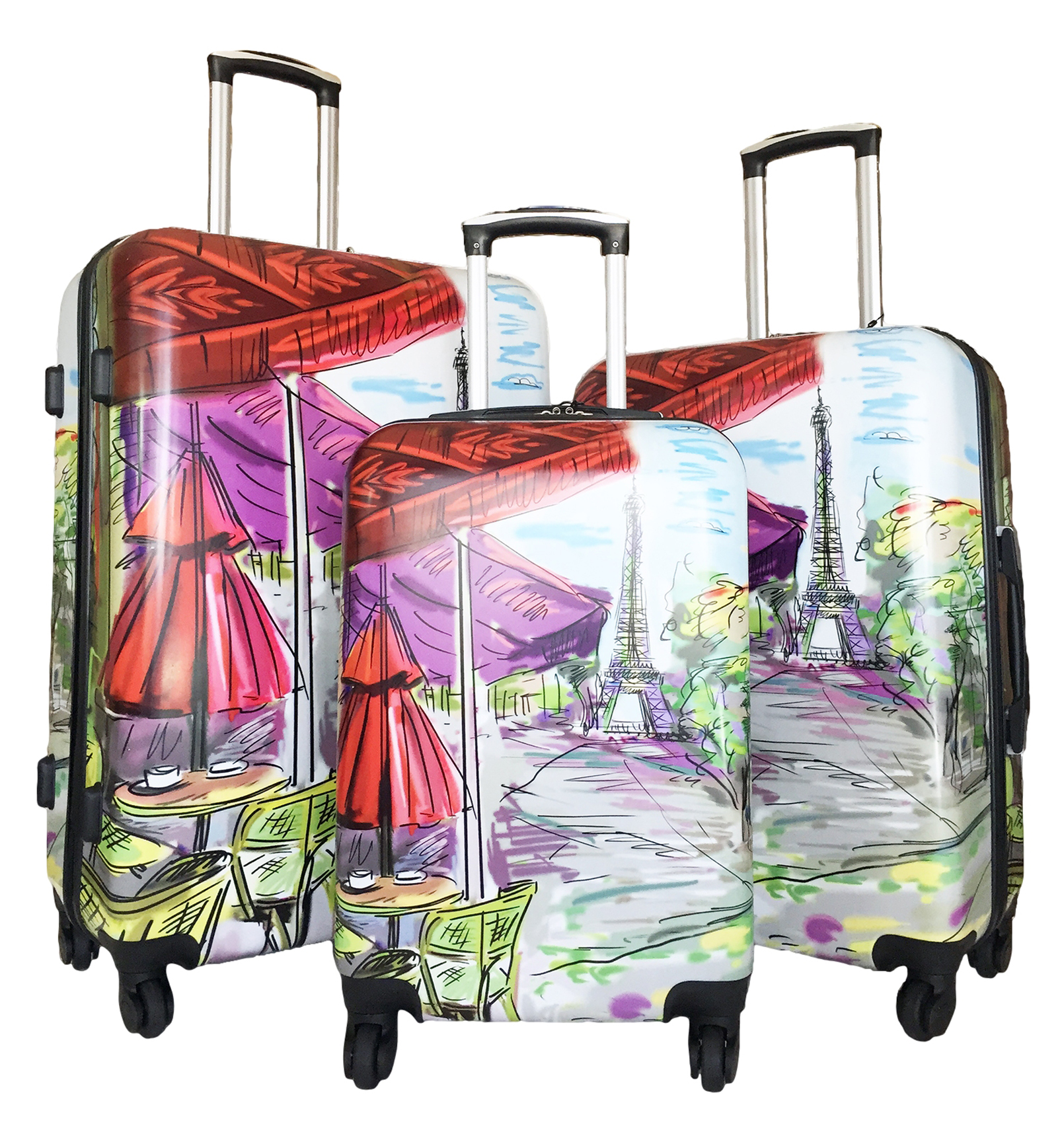 Valise Samsonite Spinner Vintage - Taille Moyenne 60cm - Noire - Légère 3kg - Occasion