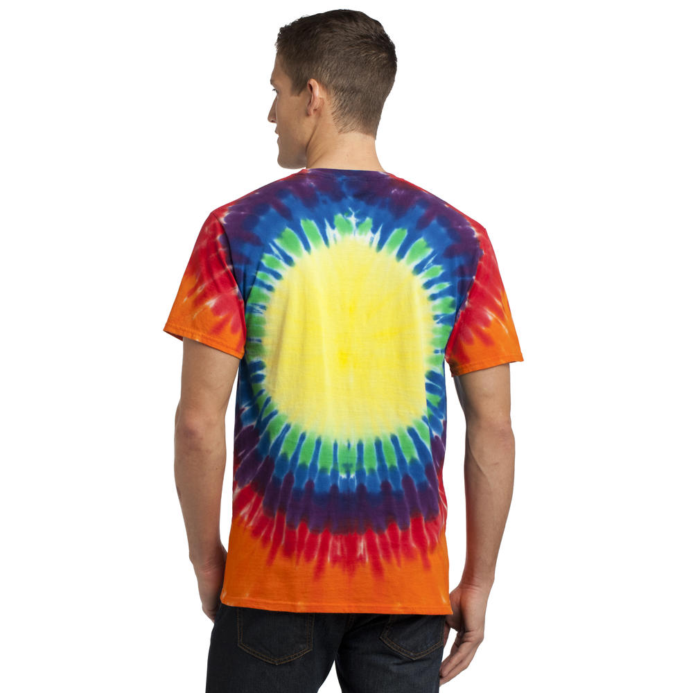 Yoga Clothing For You Mens "#1 Dad" Tie Dye Tee Shirt