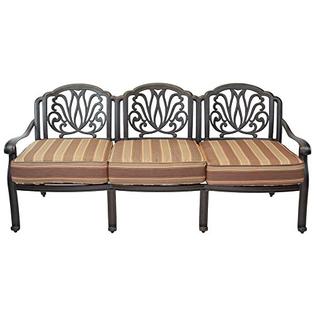 B00f6rxeak Heritage Outdoor Living Elisabeth Cast Aluminum 8pc Outdoor Deep Seating Sofa Club Chair Set Antique Bronze