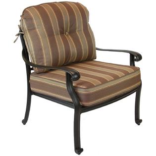 B00f6rxeak Heritage Outdoor Living Elisabeth Cast Aluminum 8pc Outdoor Deep Seating Sofa Club Chair Set Antique Bronze