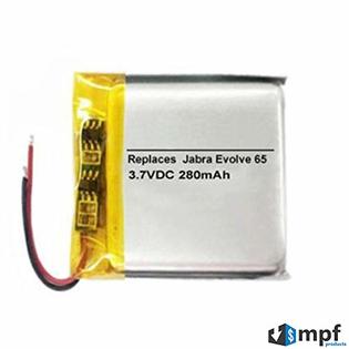 mpf 280mah jabra battery replacement evolve headset wireless specifications