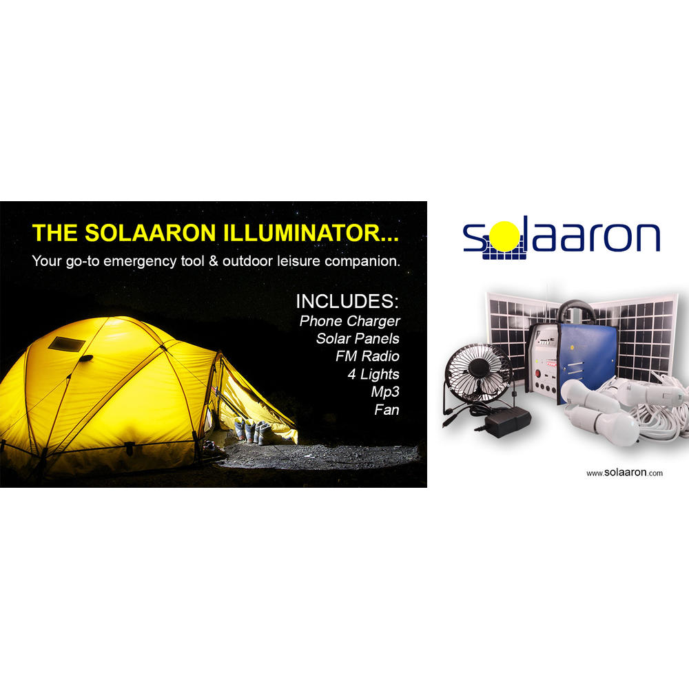 Solaaron The Illuminator Solar Lighting System & Power Bank