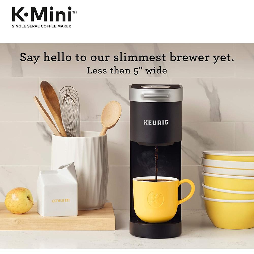 Keurig K-Mini Basic Coffee Maker Single Serve K-Cup Pod Coffee Brewer 6 to 12...