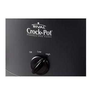 Crock-Pot 4 Quart Manual Slow Cooker Black