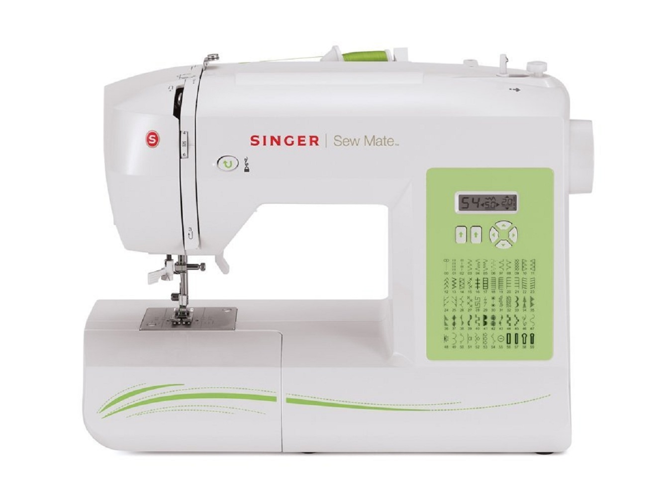 SINGER Factory Serviced 5400 Fashion Mate 60-Stitch Electronic Sewing Machine...