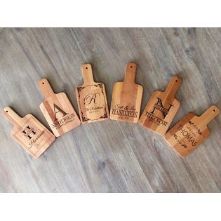 American Laser Crafts Personalized Handled Serving Boards  